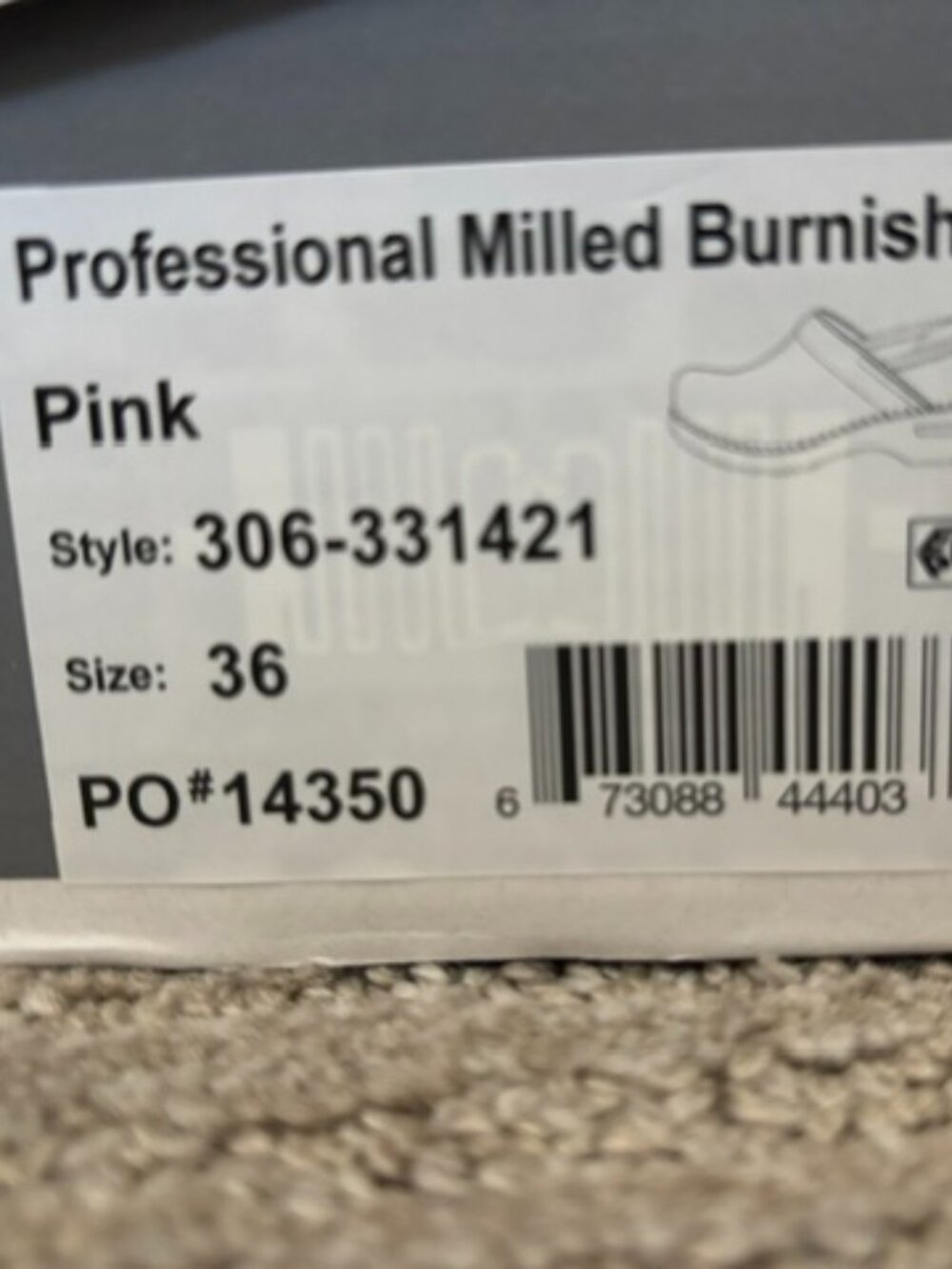 Dansko Women's Professional Milled Burnished Clogs in Perfect Condition - Picture 8 of 8